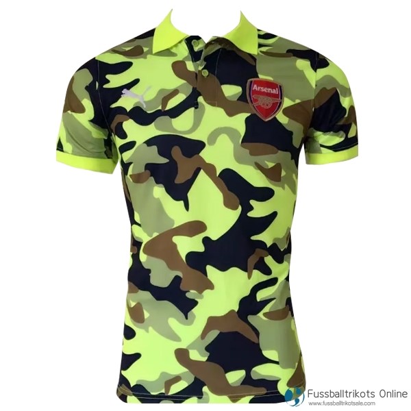 Arsenal Polo 2017-18 Grün Fussballtrikots Günstig